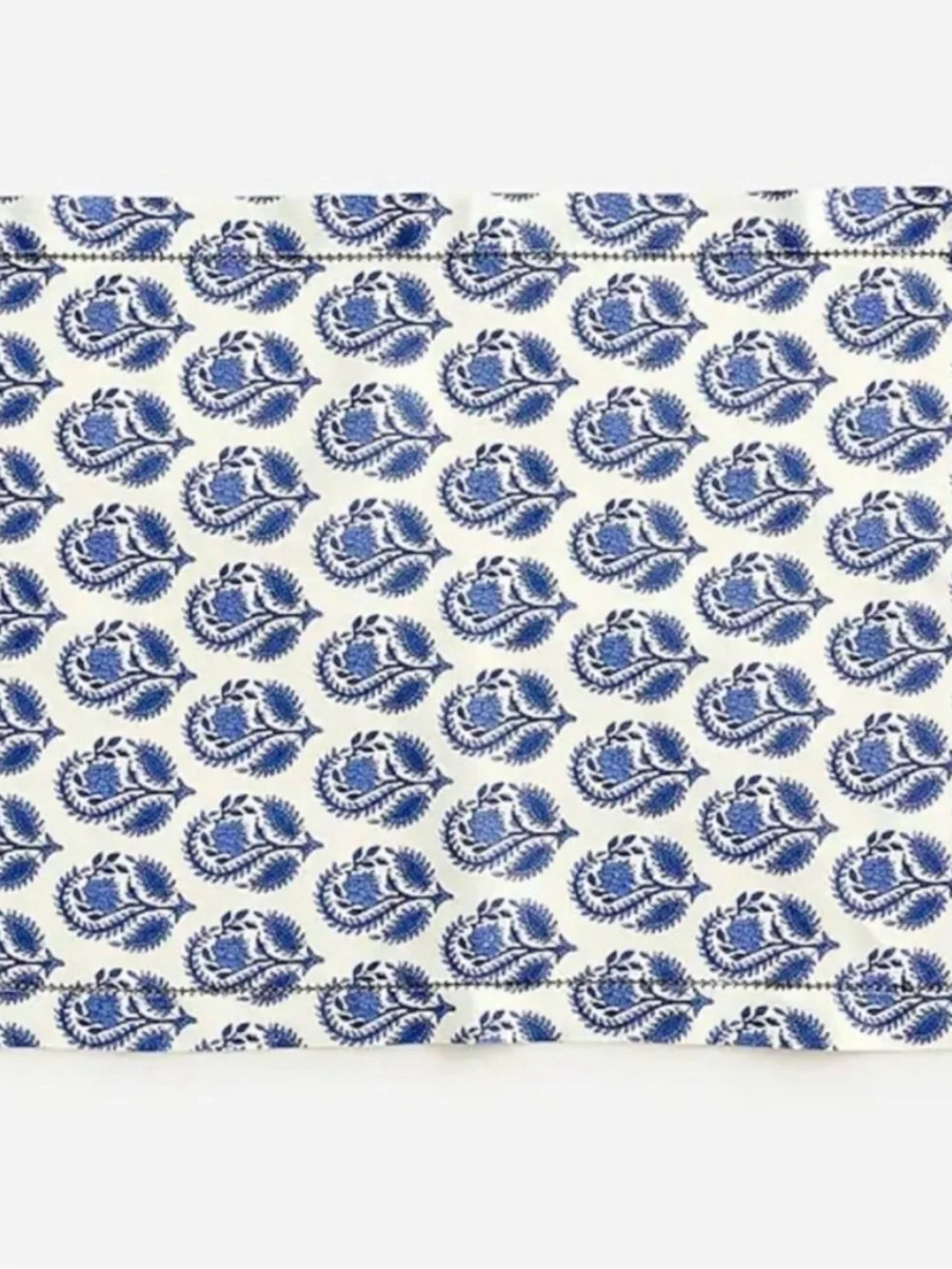 NWT J. Crew Linen Placemats in Bouquet Block Print (Set of 4)